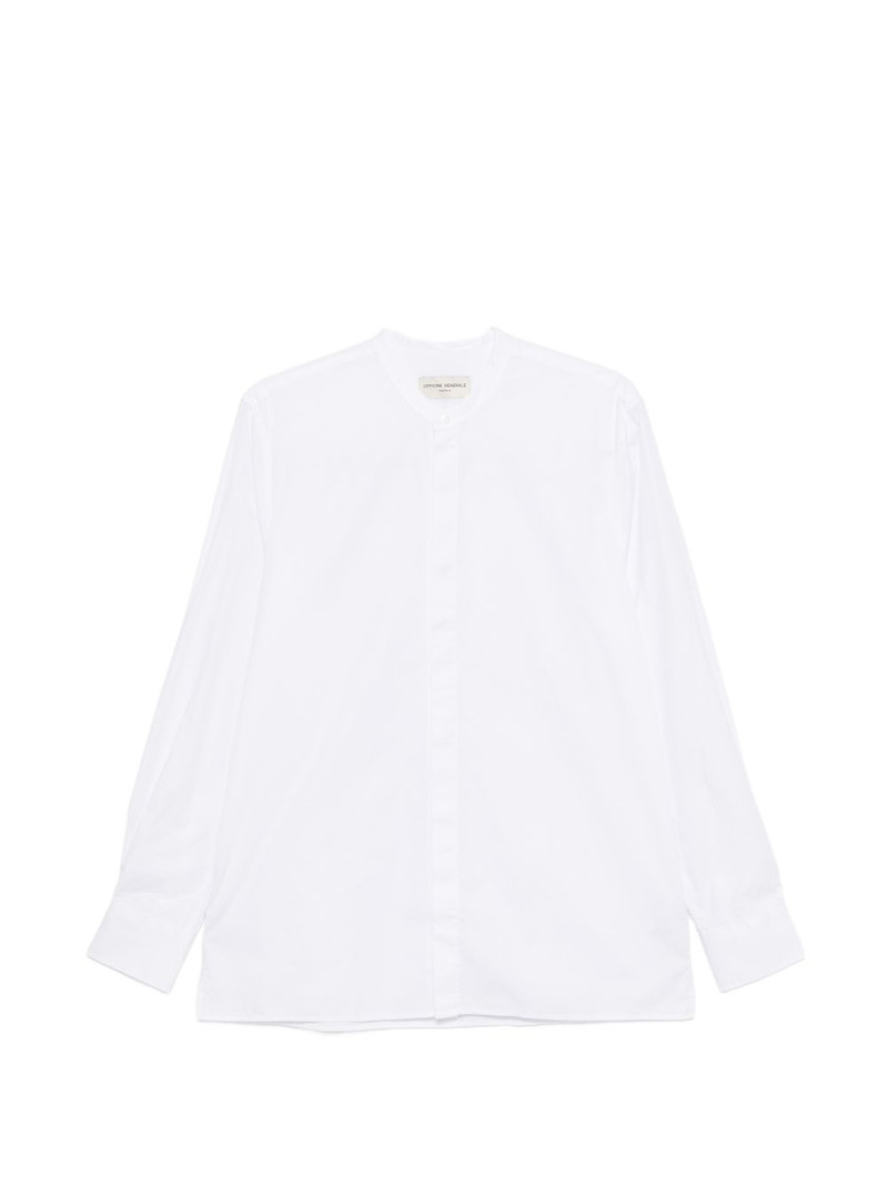 Gaston band-collar shirt 1