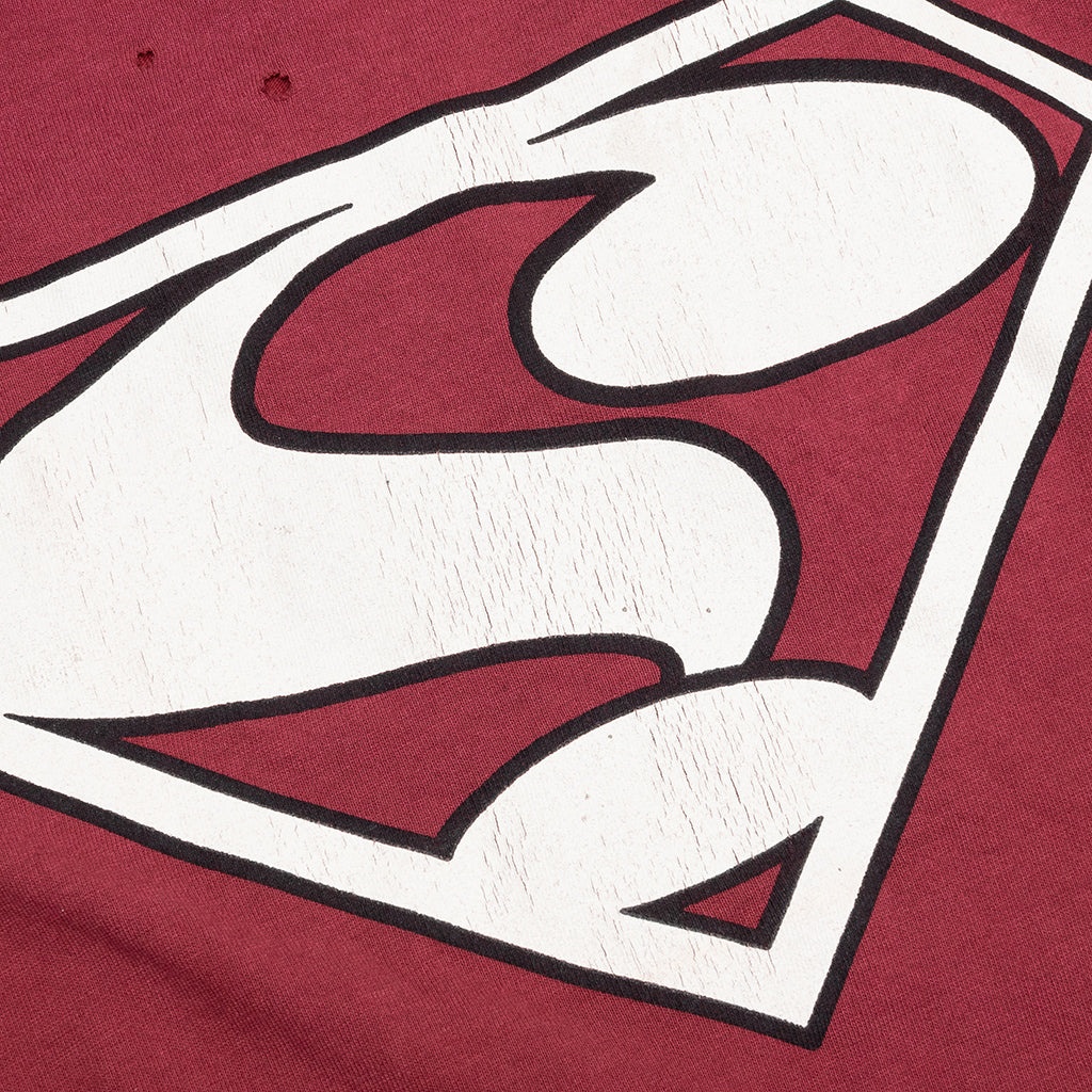 SAINT DAMAGE S/S TEE - BURGUNDY - 3