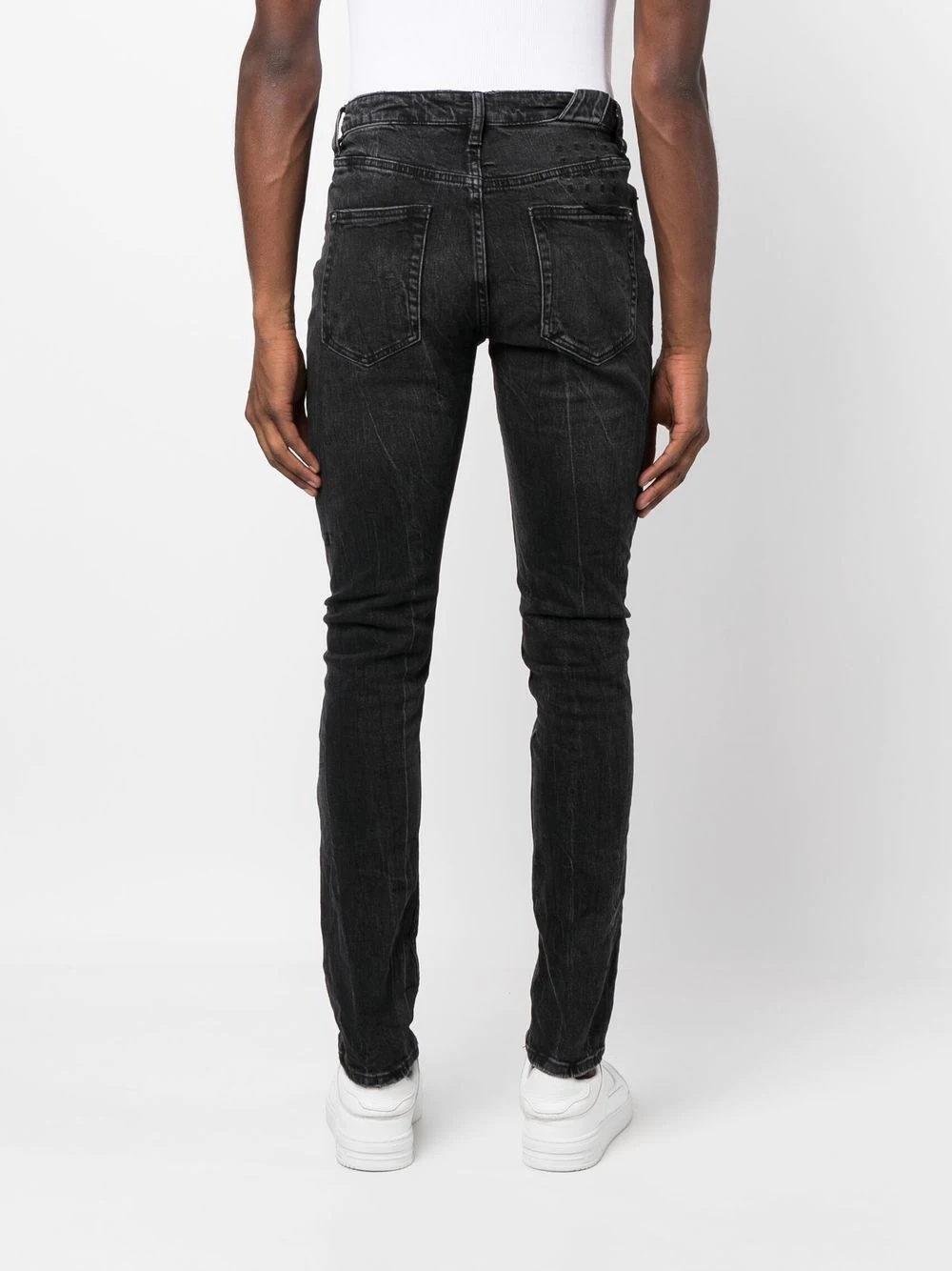 Chitch Marbled slim-cut jeans - 4