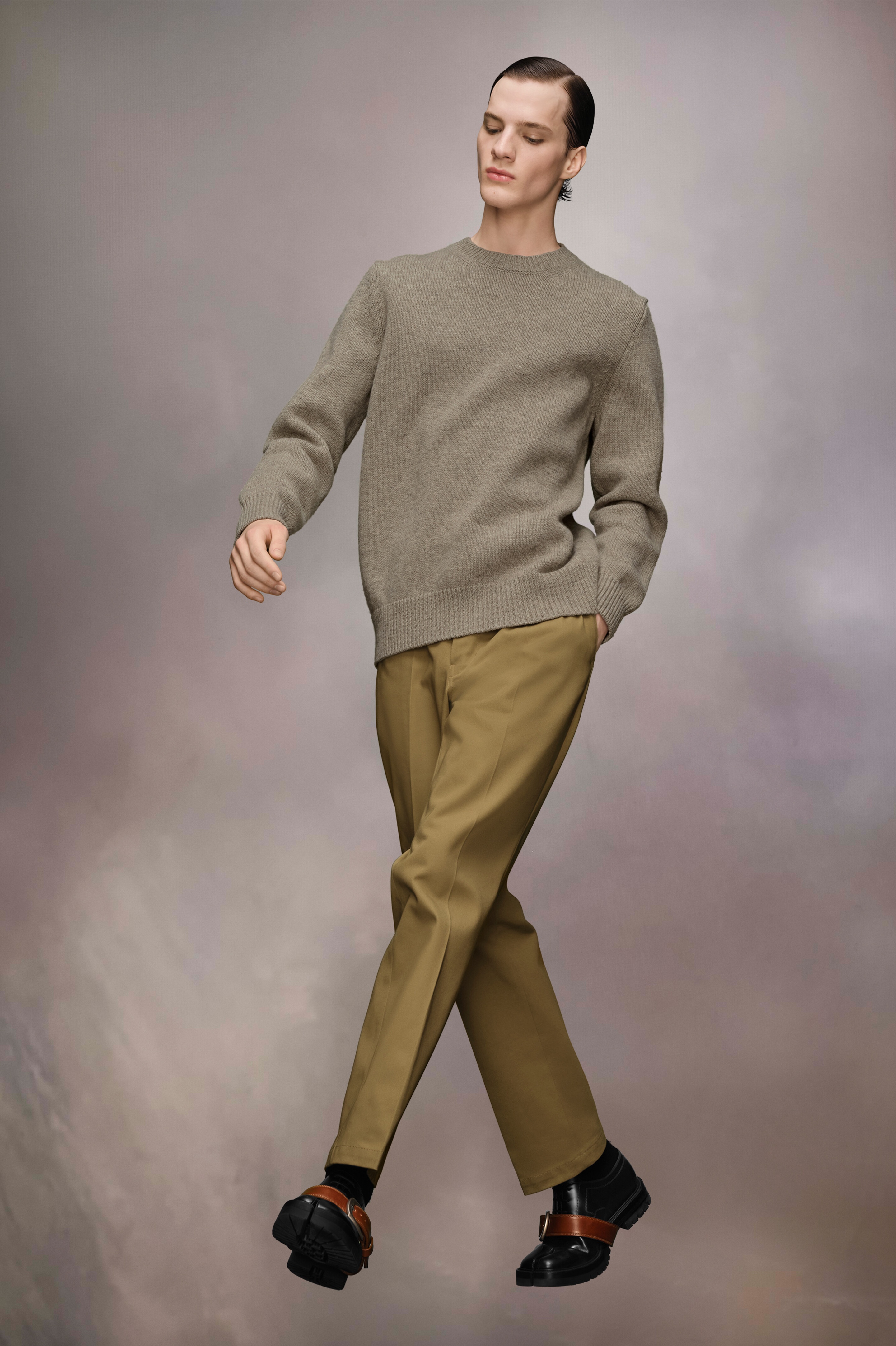 Shetland Wool Knit Sweater - 2