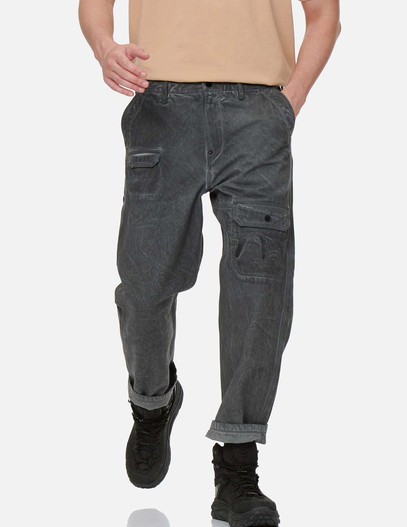 The Great Wave Print Straight-leg Jeans 8