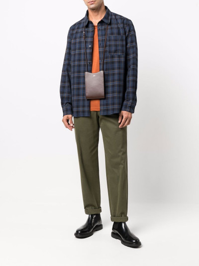 A.P.C. check-print button-up shirt outlook