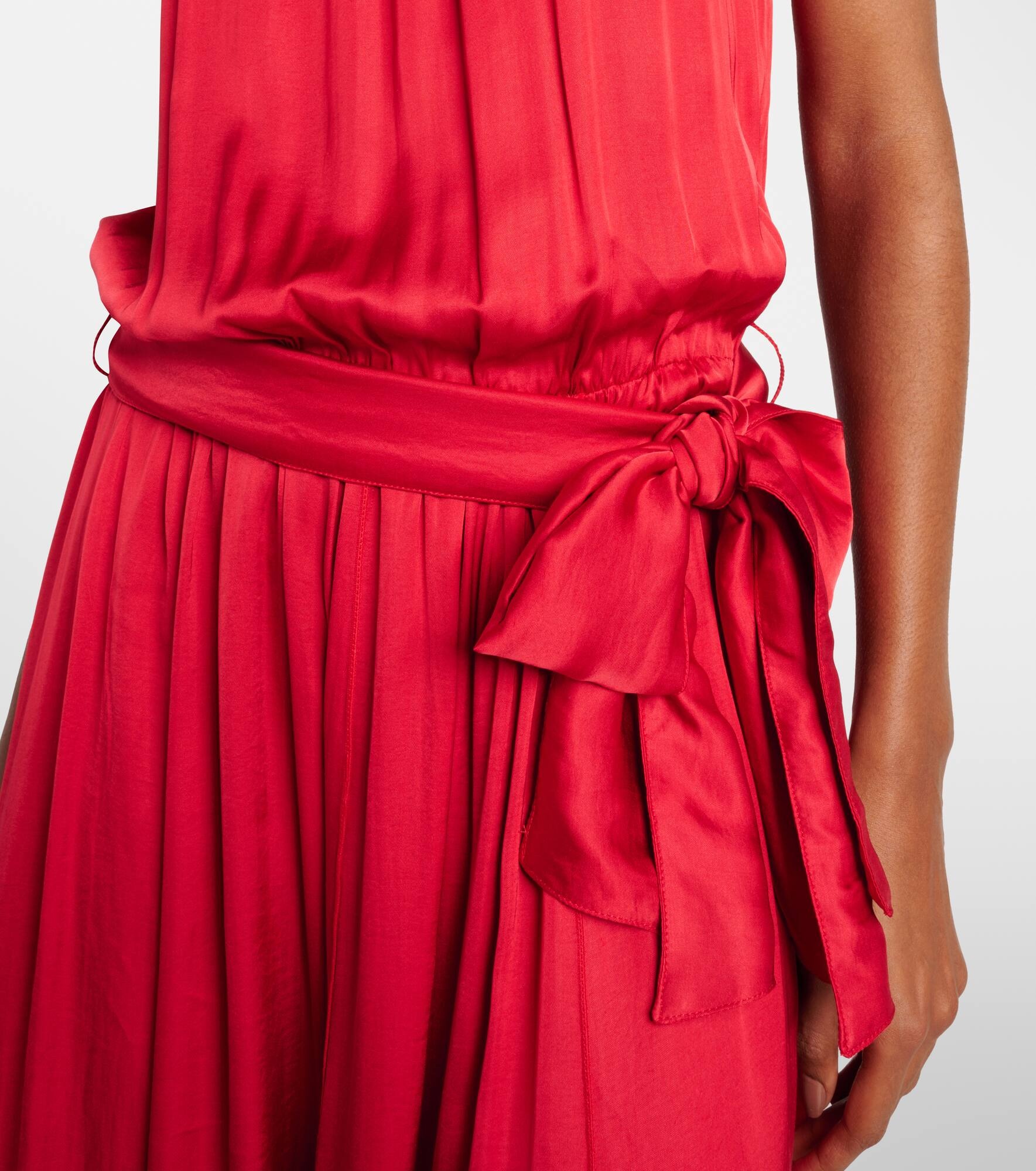 Nina satin maxi dress - 5
