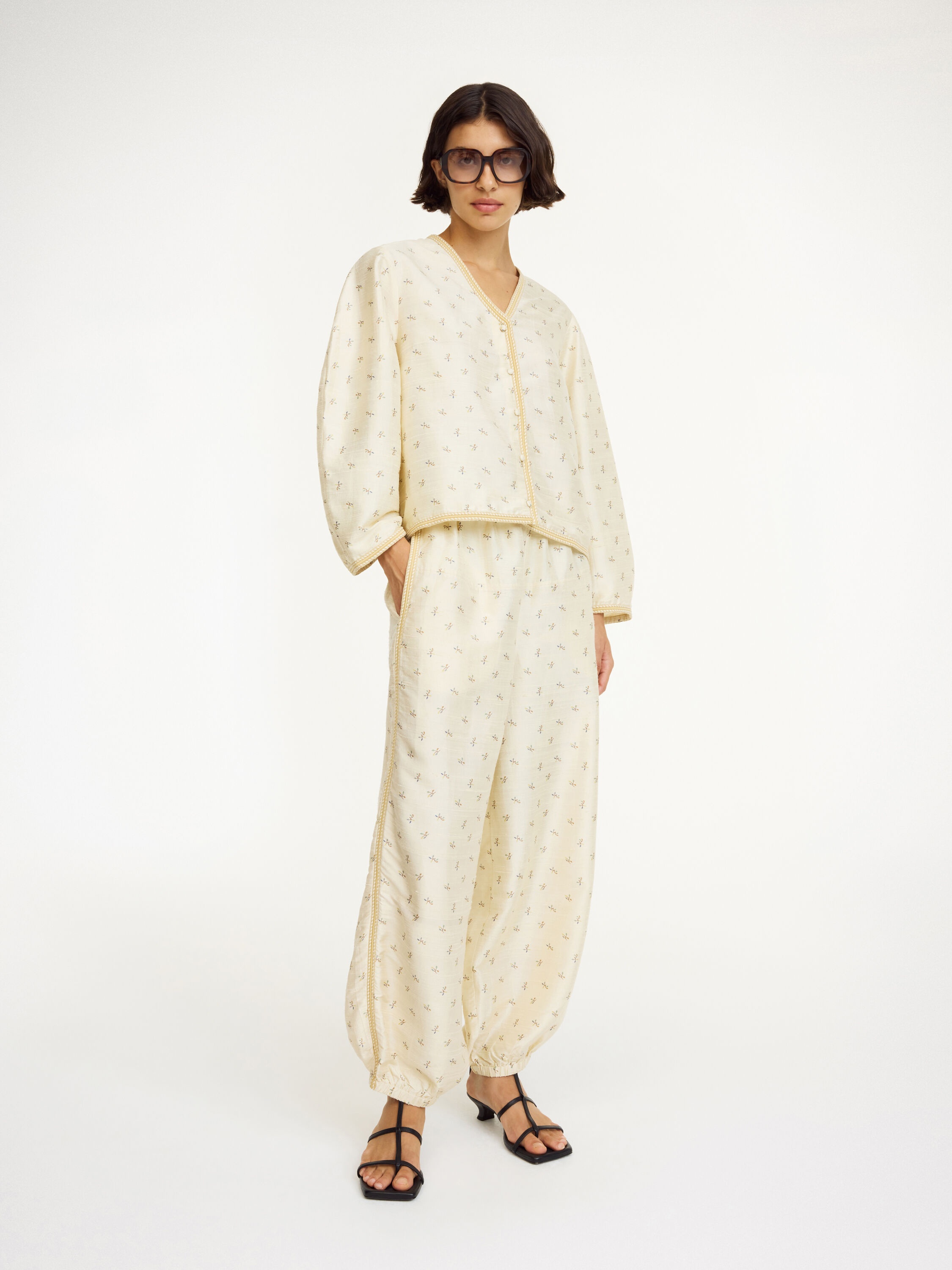 Lumonas silk trousers - 2