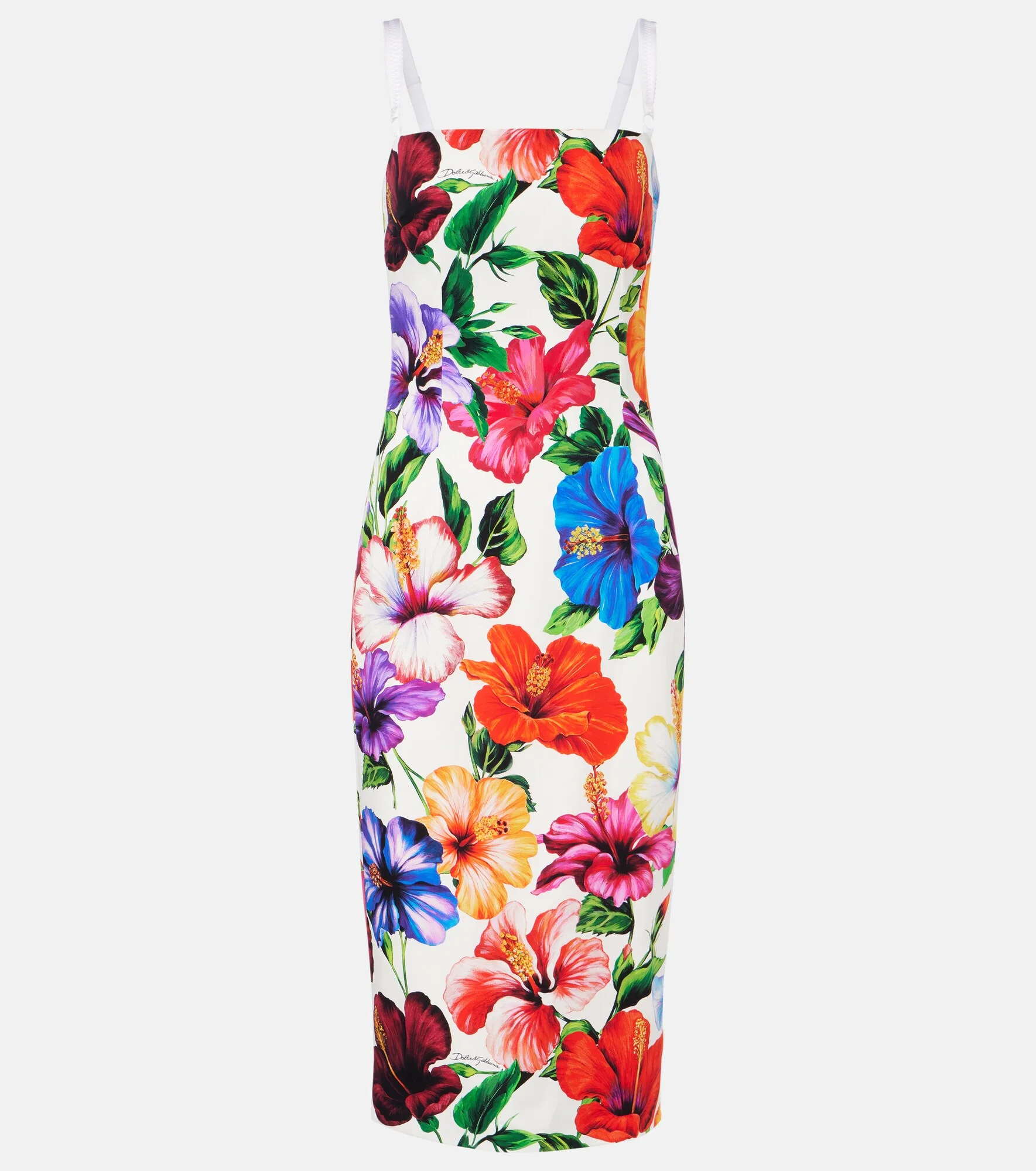 Floral midi dress - 1