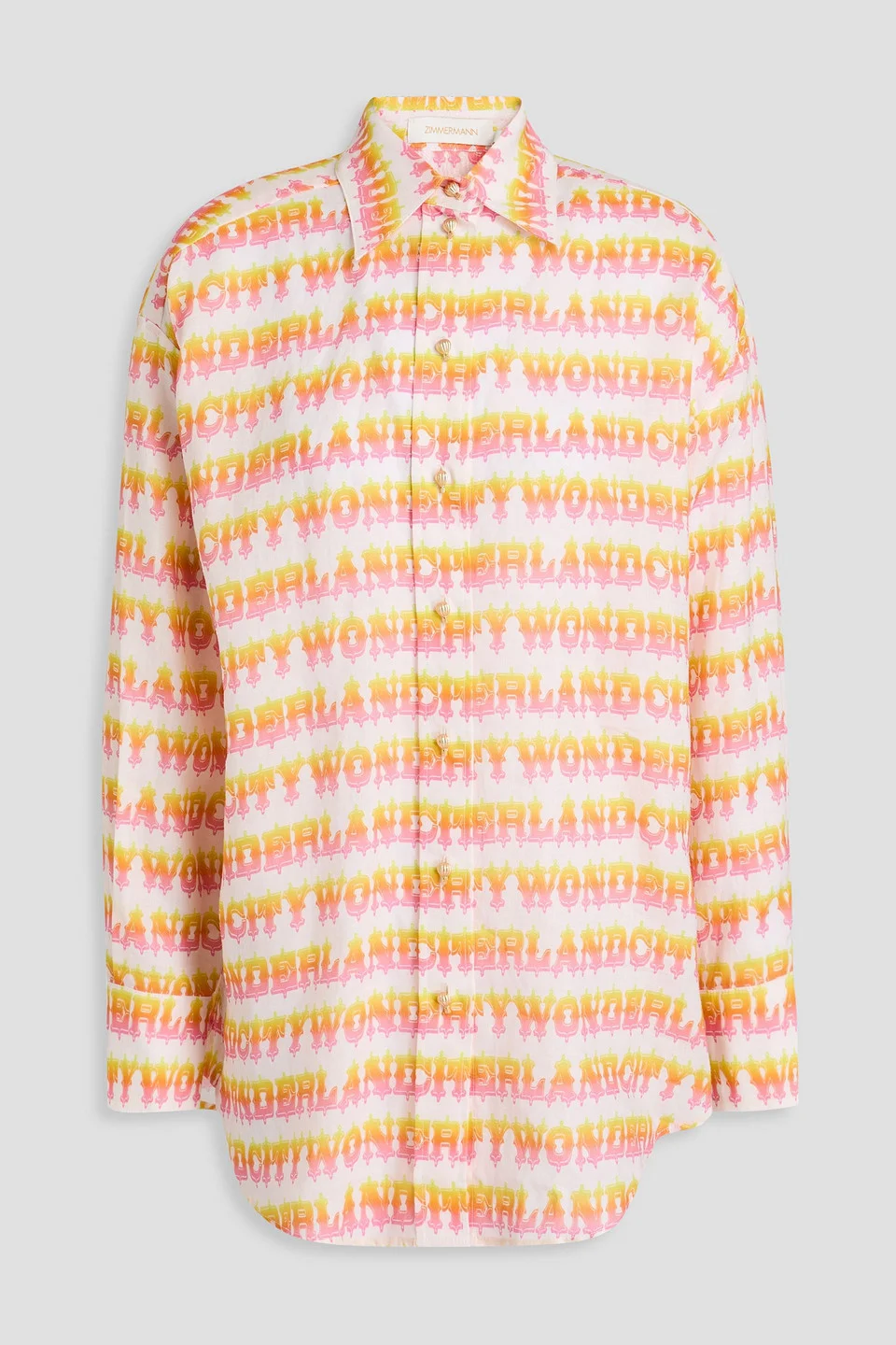 Printed ramie shirt - 1