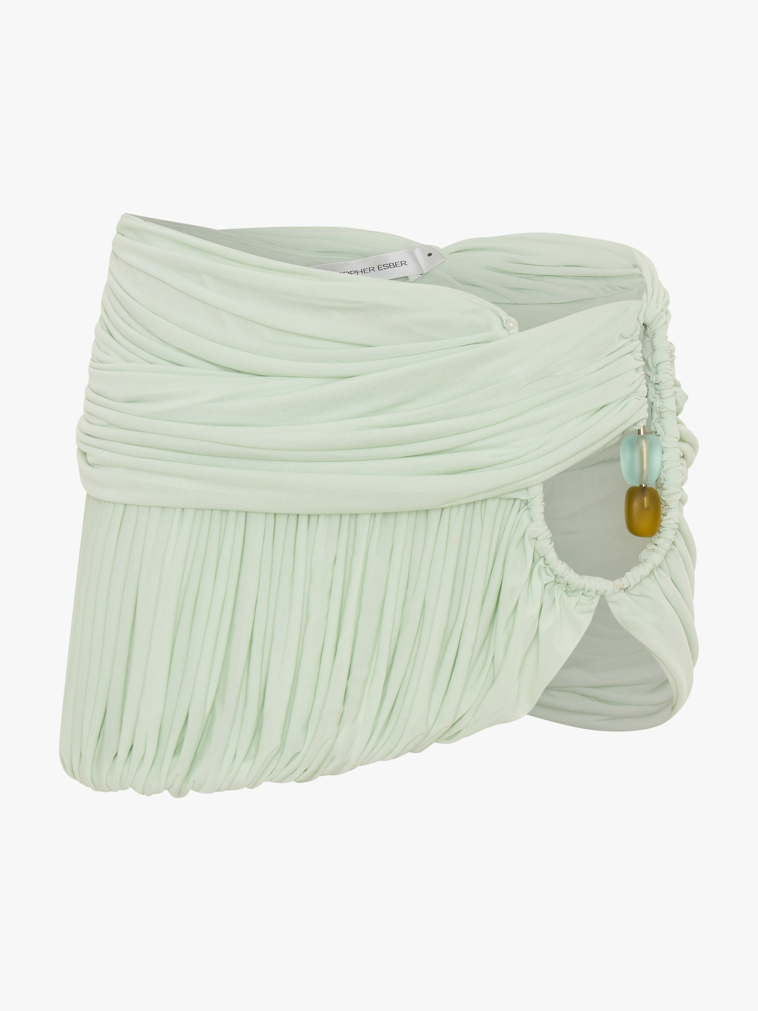 Beach Glass Bubble Mini Skirt - 6