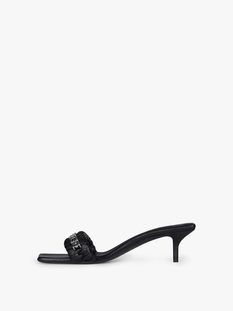 Givenchy G WOVEN SANDALS IN LEATHER outlook