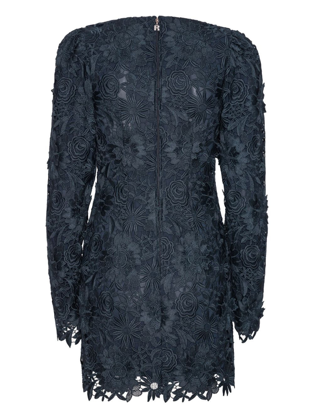 lace-embellished mini dress - 5