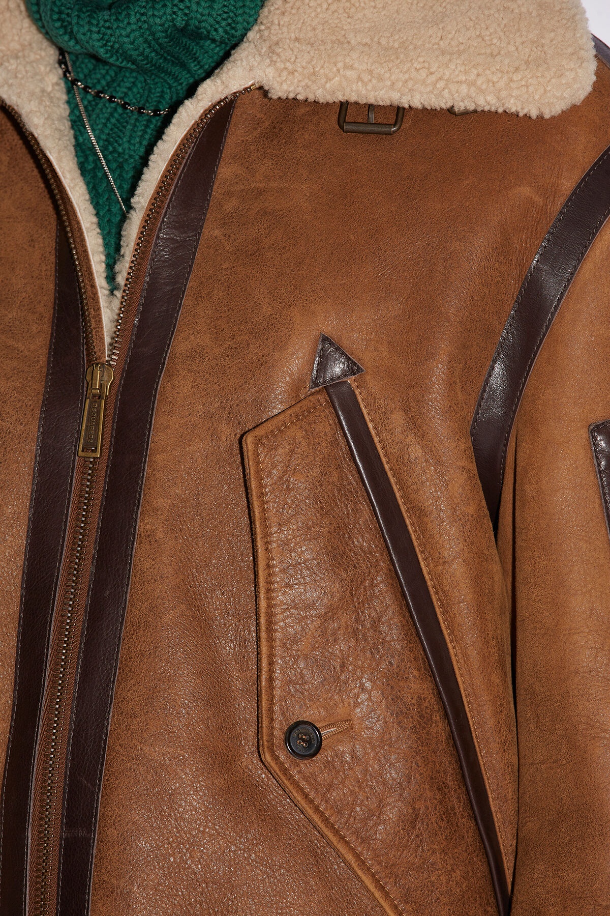 RAW EDGE AVIATOR JACKET - 5
