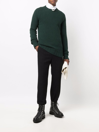 Jil Sander chunky knit wool jumper outlook