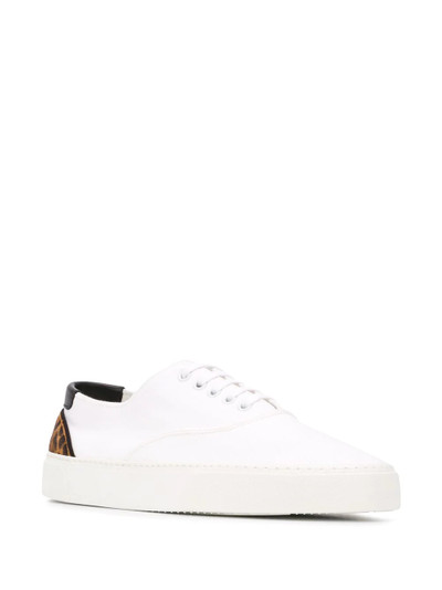 SAINT LAURENT Venice leopard detail low-top sneakers outlook