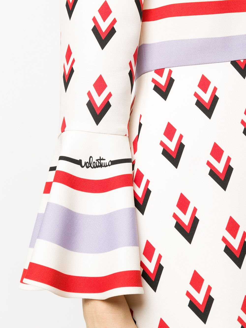 geometric-print dress - 5