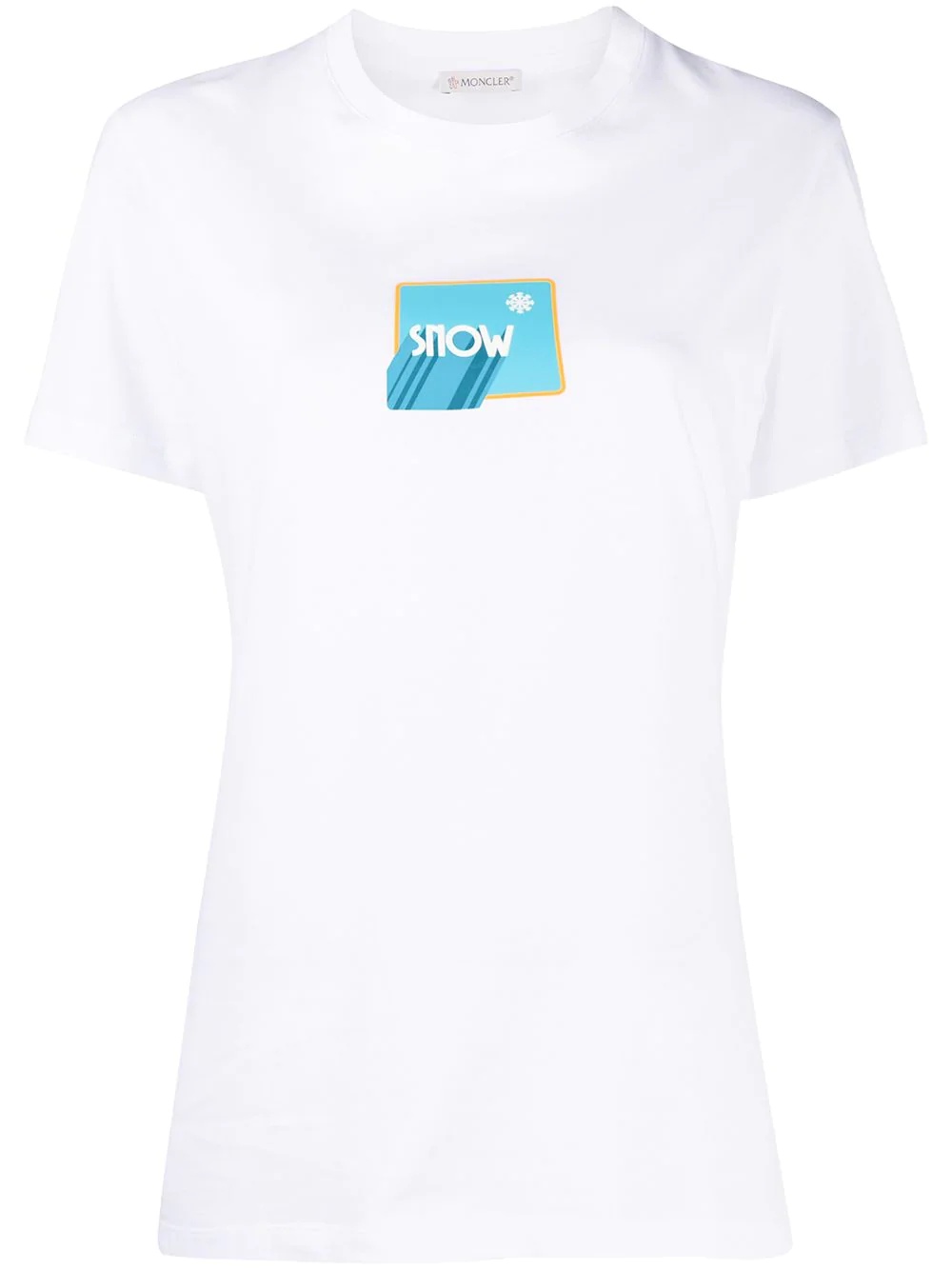 snow box logo print T-shirt - 1