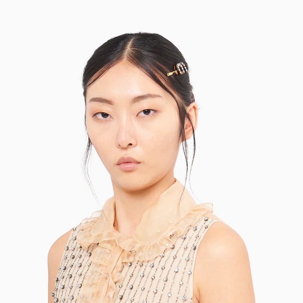 Plexiglas hair clip - 3