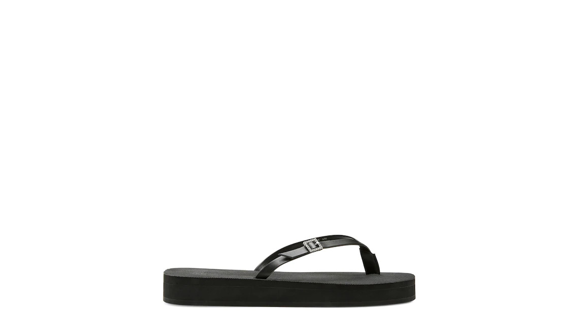 SW CRYSTAL THONG FLATFORM SANDAL - 1