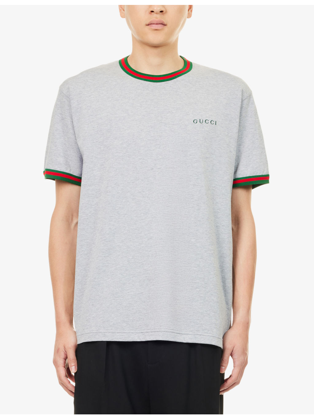 Embroidered-Logo Short-Sleeve Cotton T-Shirt - 3