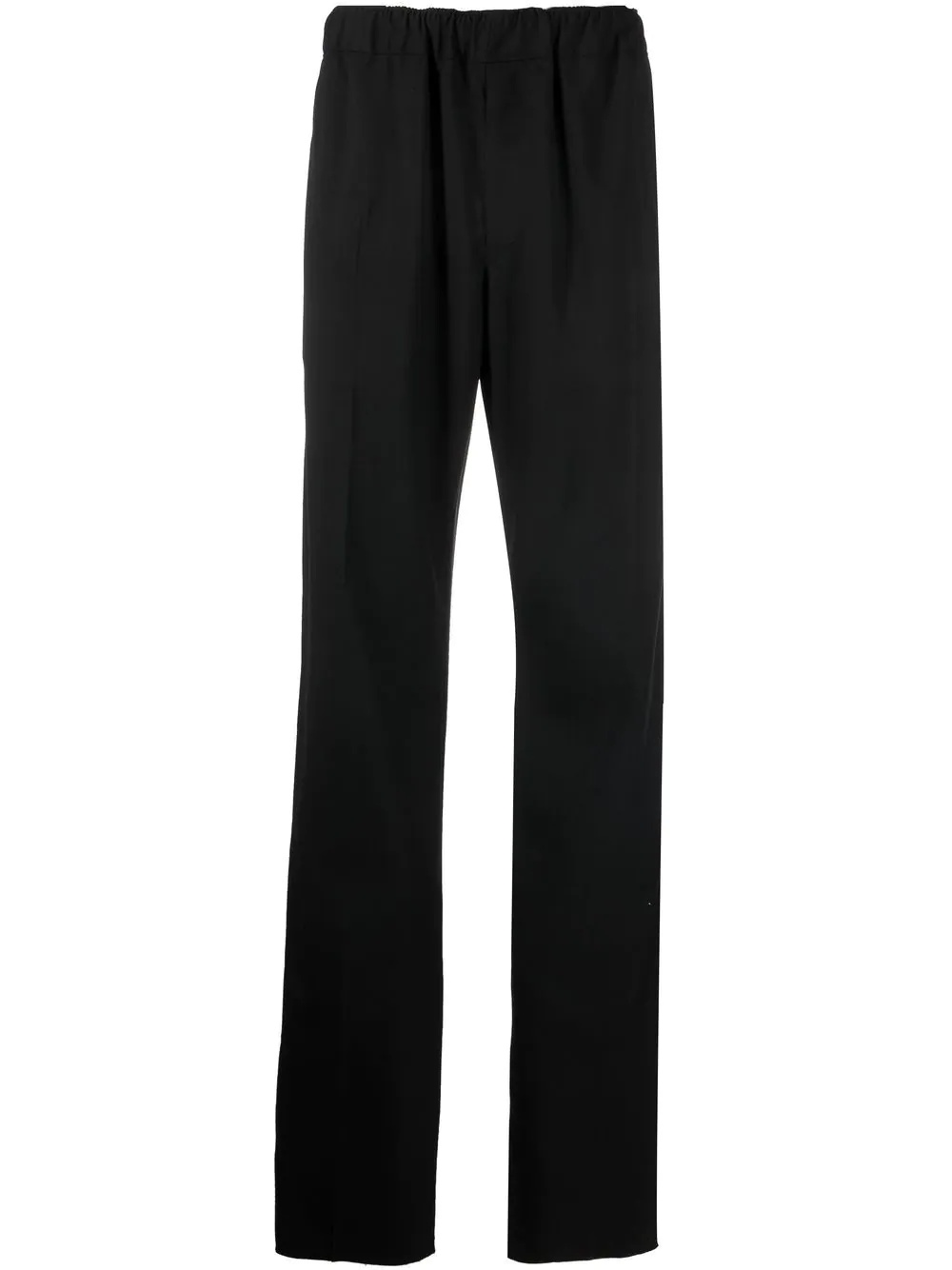 straight-leg pull-on trousers - 1