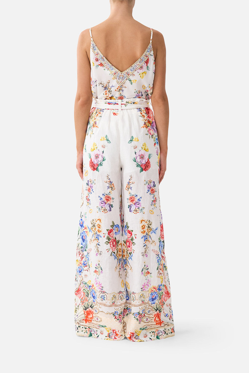 CAMILLA SCARF BELT WIDE LEG PANT outlook