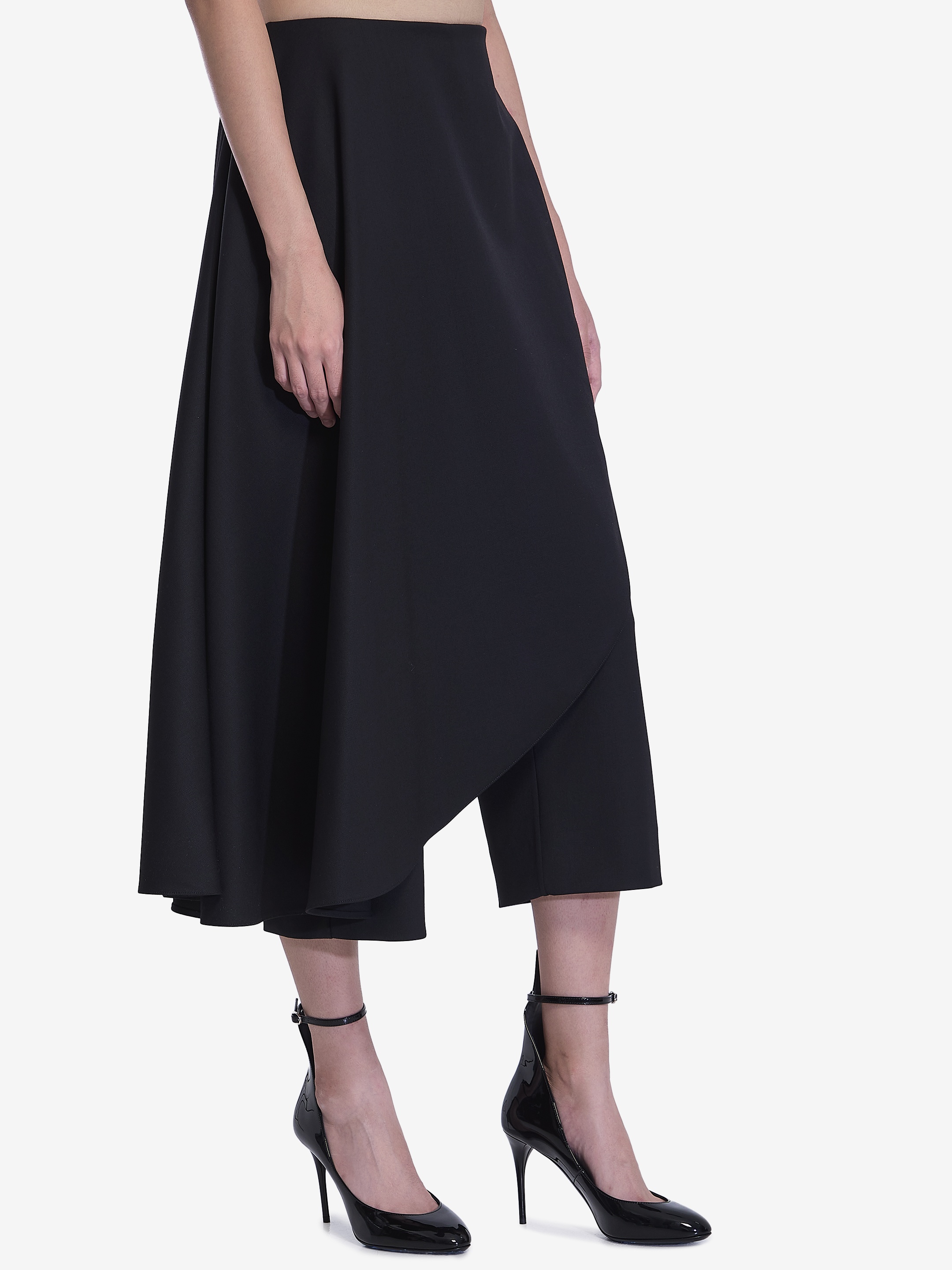 Alaïa Asymmetric skirt pants | leam | REVERSIBLE