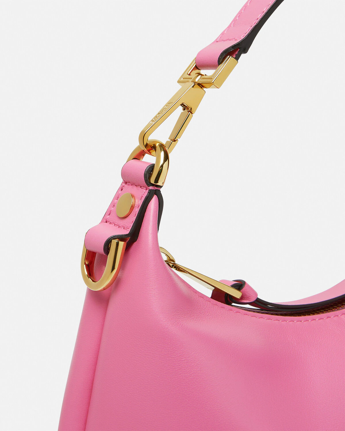 Versace Tag Hobo Handbag - 4