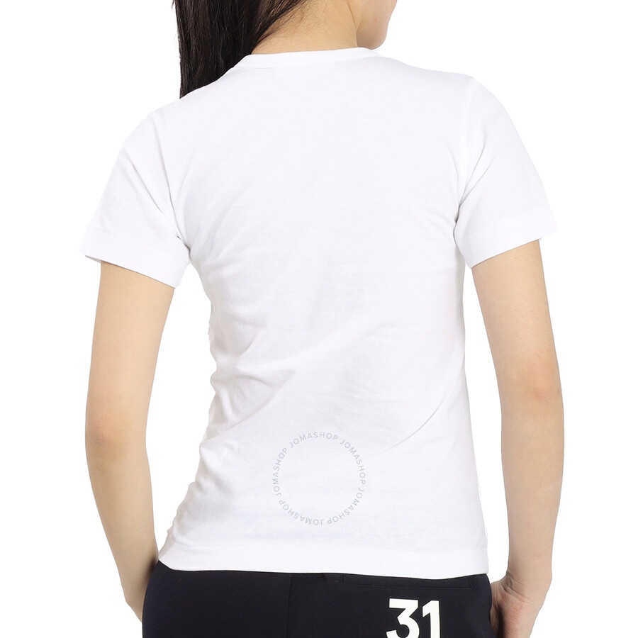 Comme Des Garcons Ladies Short-sleeve Play Logo T-shirt - 3
