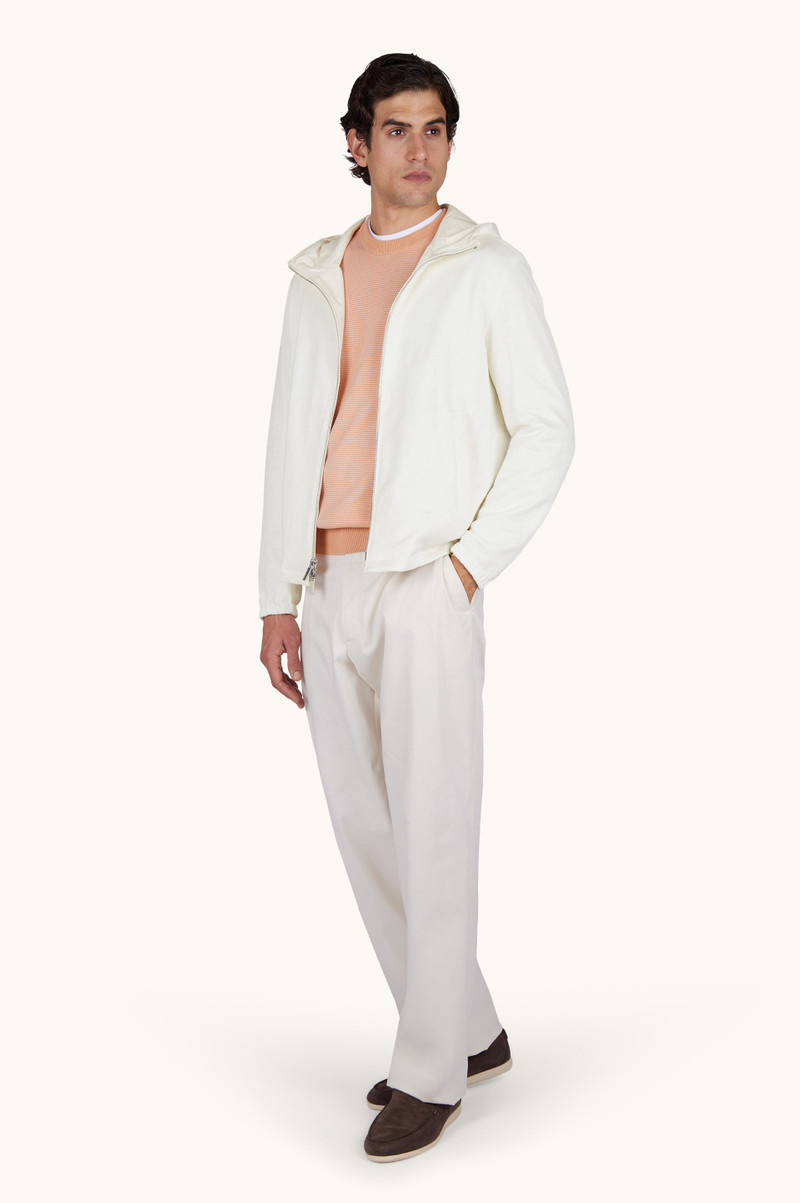 Paul & Shark REVERSIBLE WINDBREAKER IN LINEN JERSEY AND TYPHOON® PLATINUM outlook