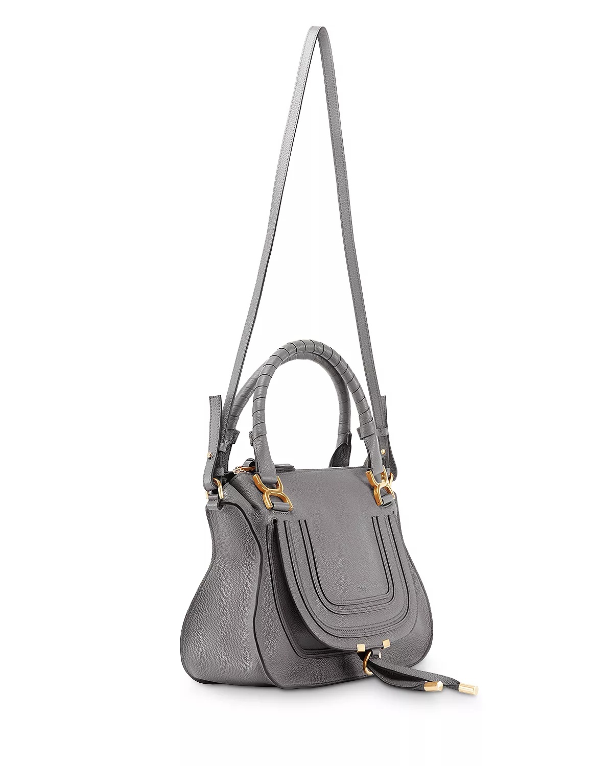 Marcie Medium Leather Satchel - 4