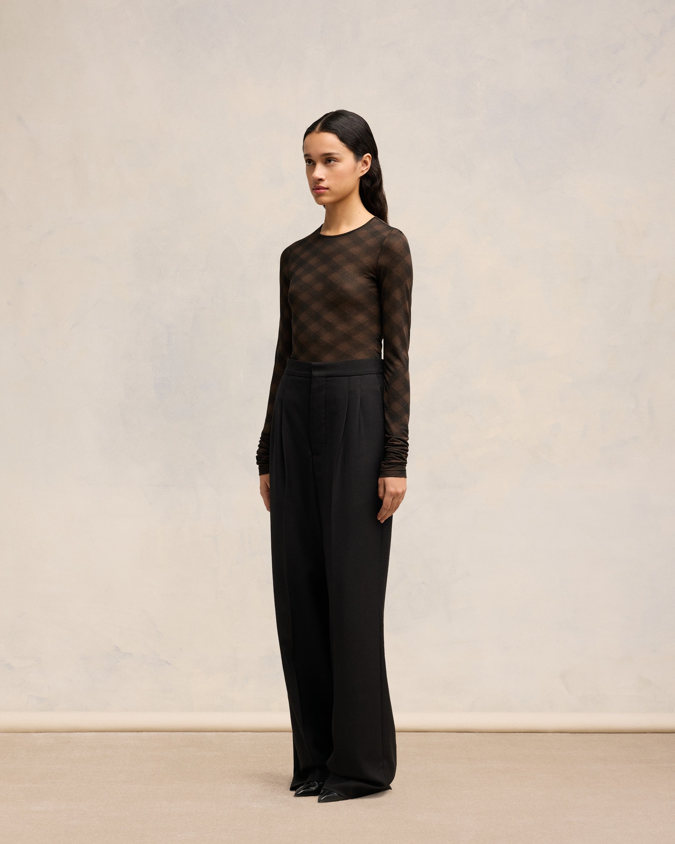 LONG SLEEVE FLUIDE TOP - 6
