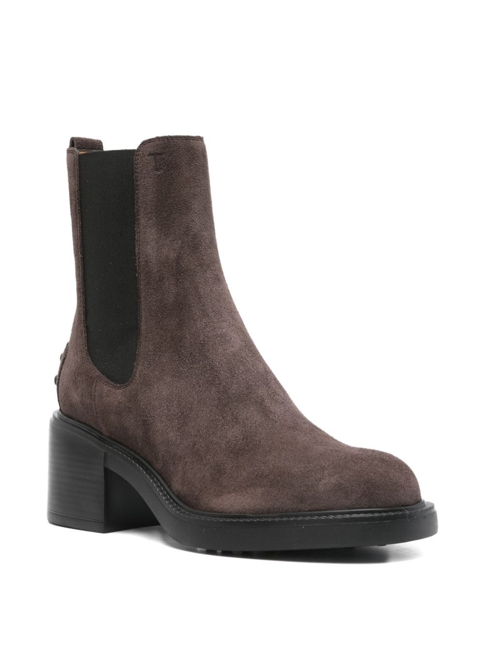 60mm elastic-panel block-heel boots - 2