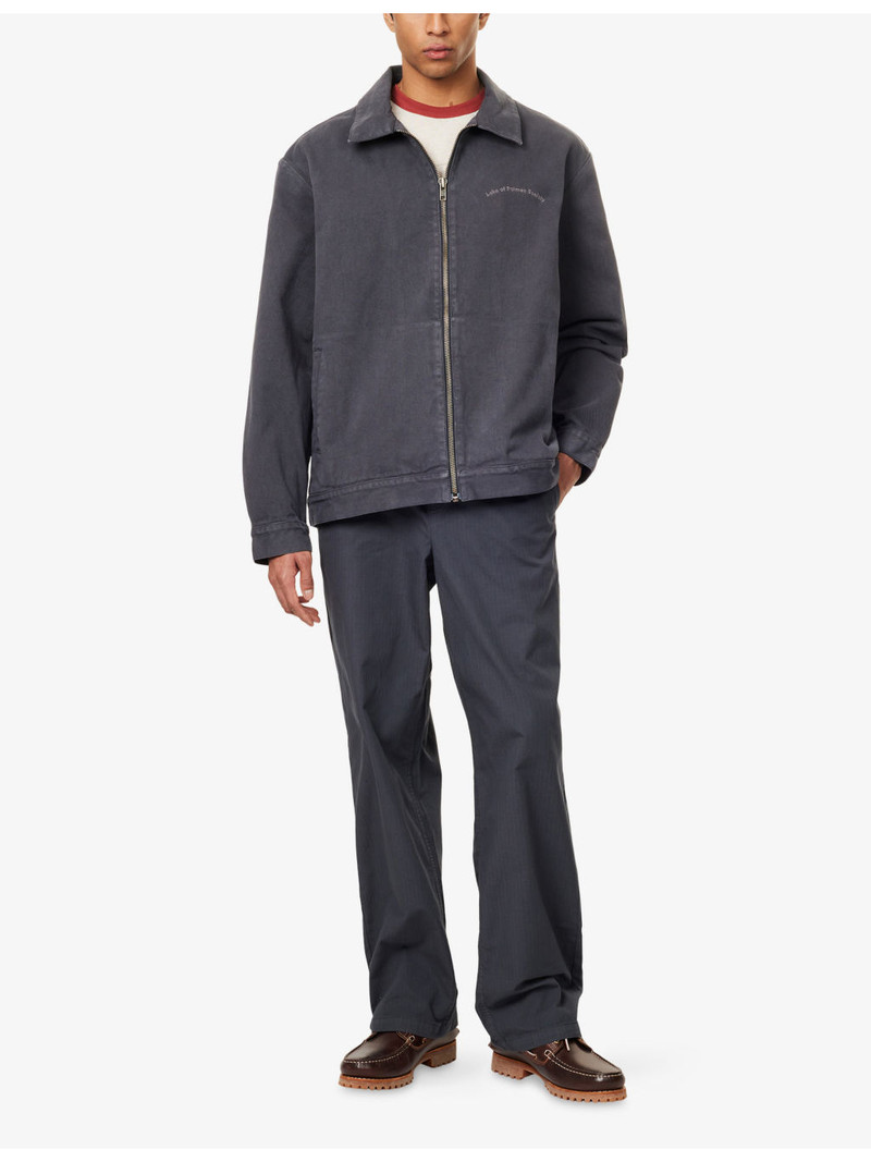 Palmes Lucien Wide-Leg Cotton Trousers outlook