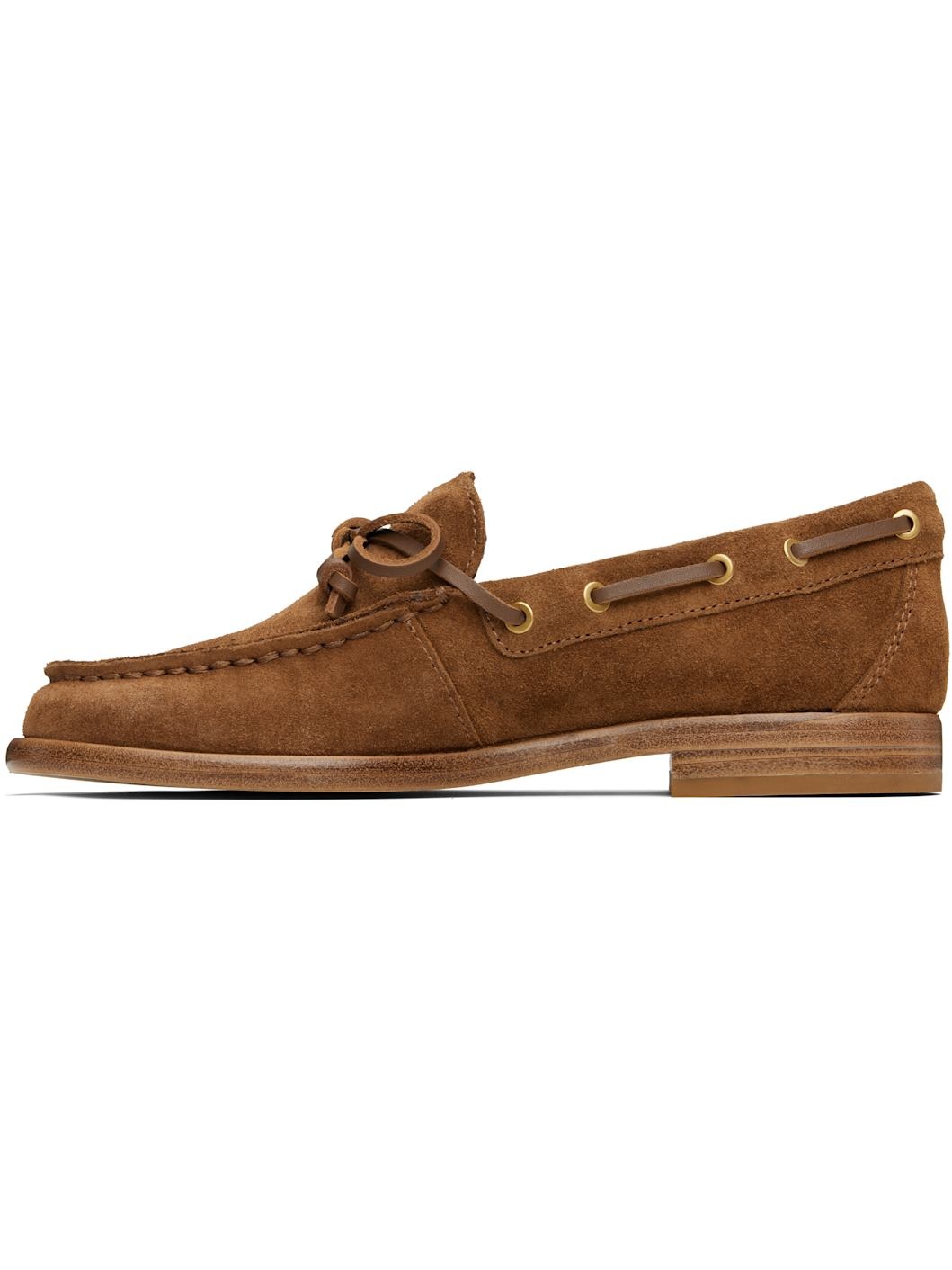 Tan Carter Suede Boat Shoes - 3