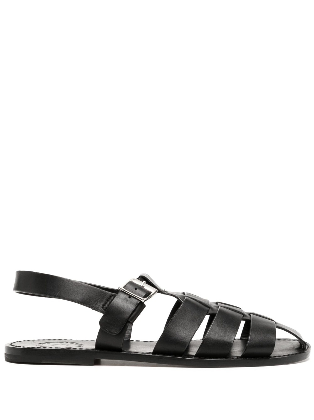 slingback leather sandals - 1