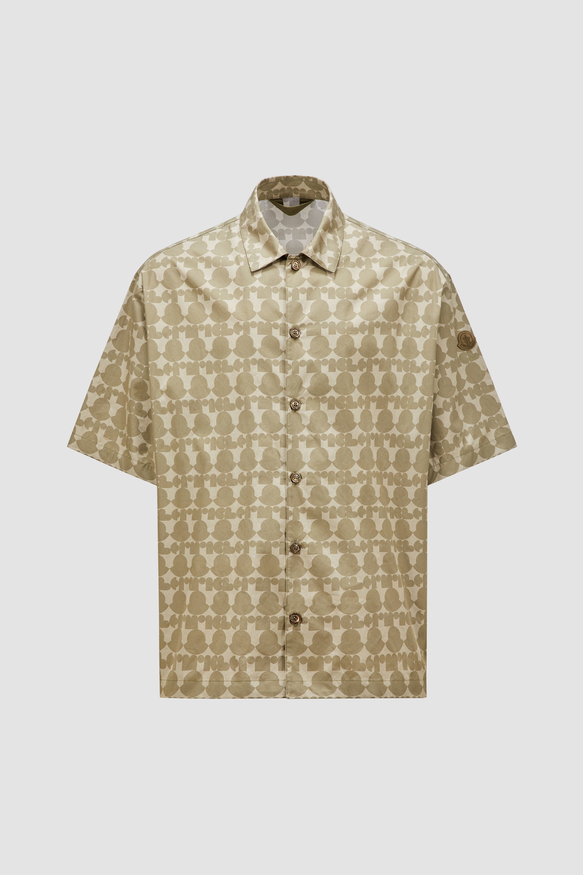 Logo Print Cotton Shirt - 1