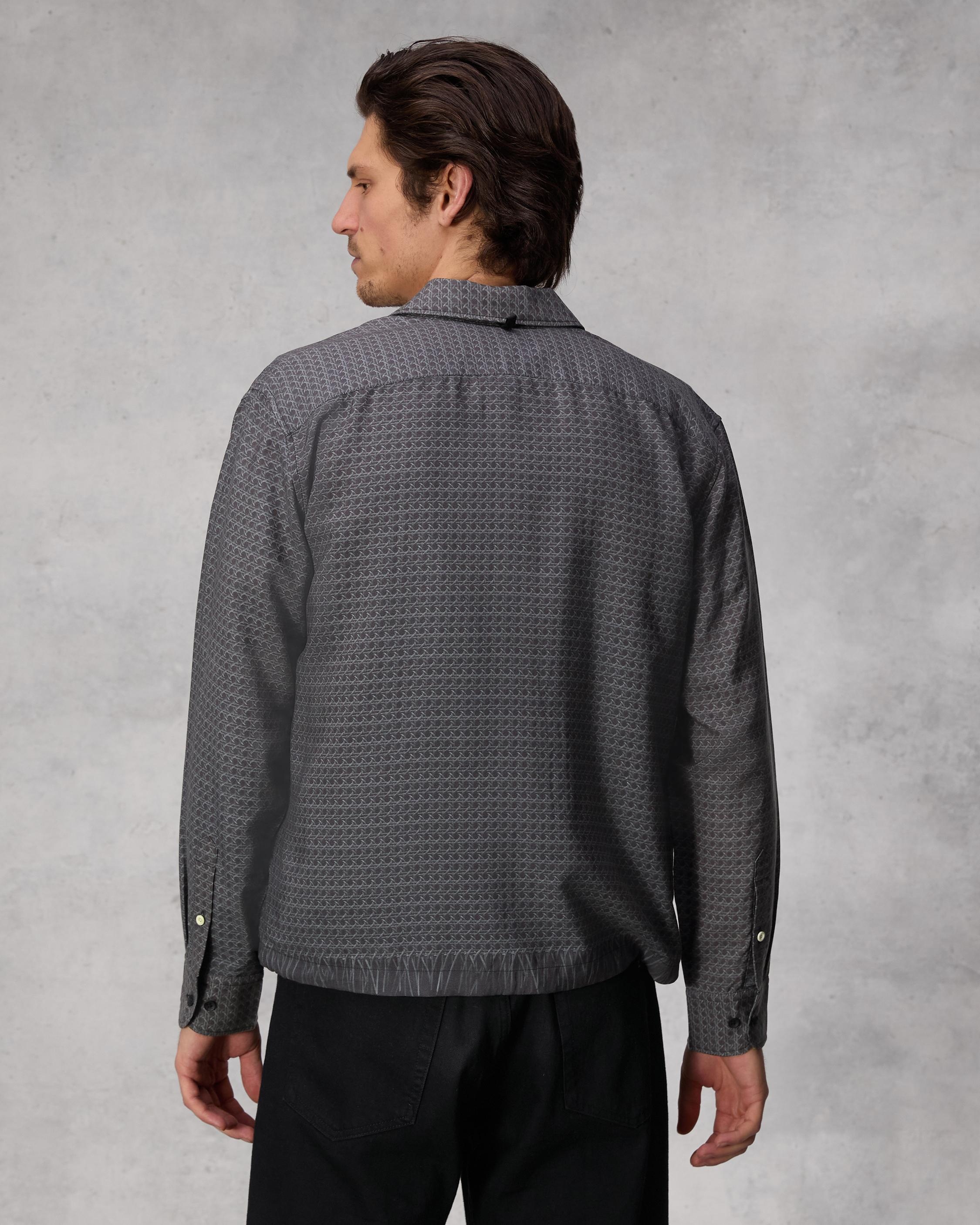 Blouson Printed Cotton Zip Shirt
Relaxed Fit - 5