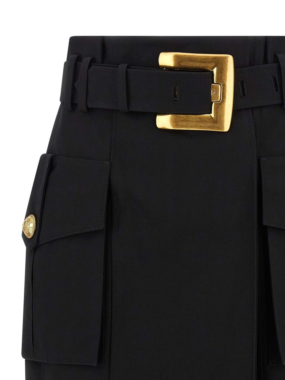 belted cargo pencil skirt - 3