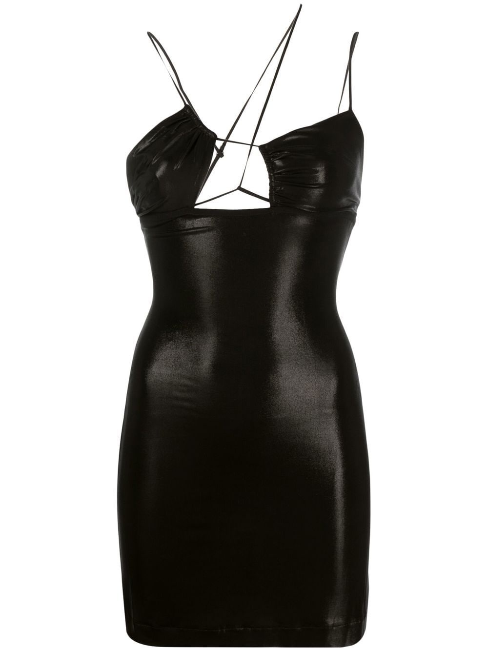 cut-out minidress - 1