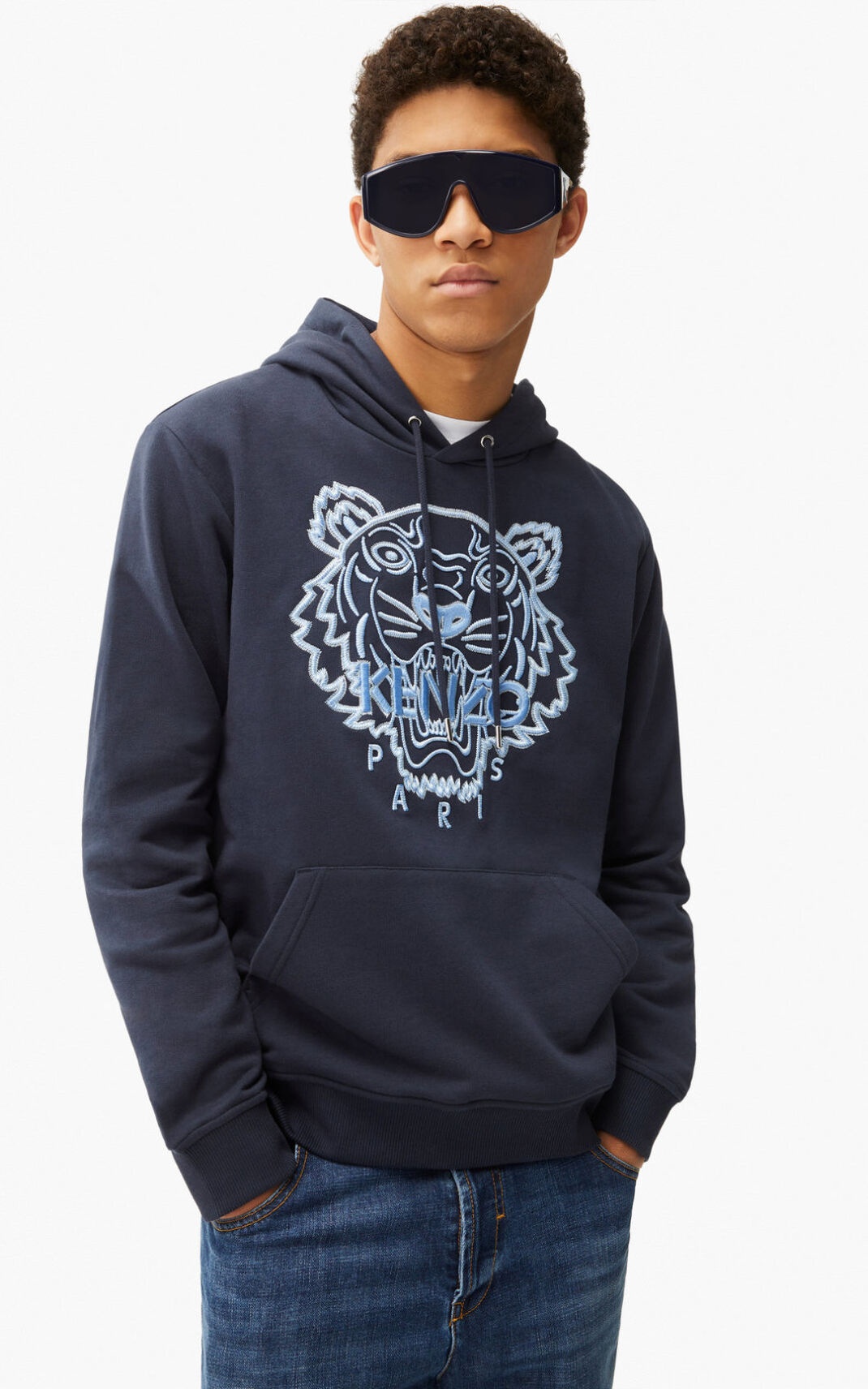 Tiger hooded sweatshirt - 1