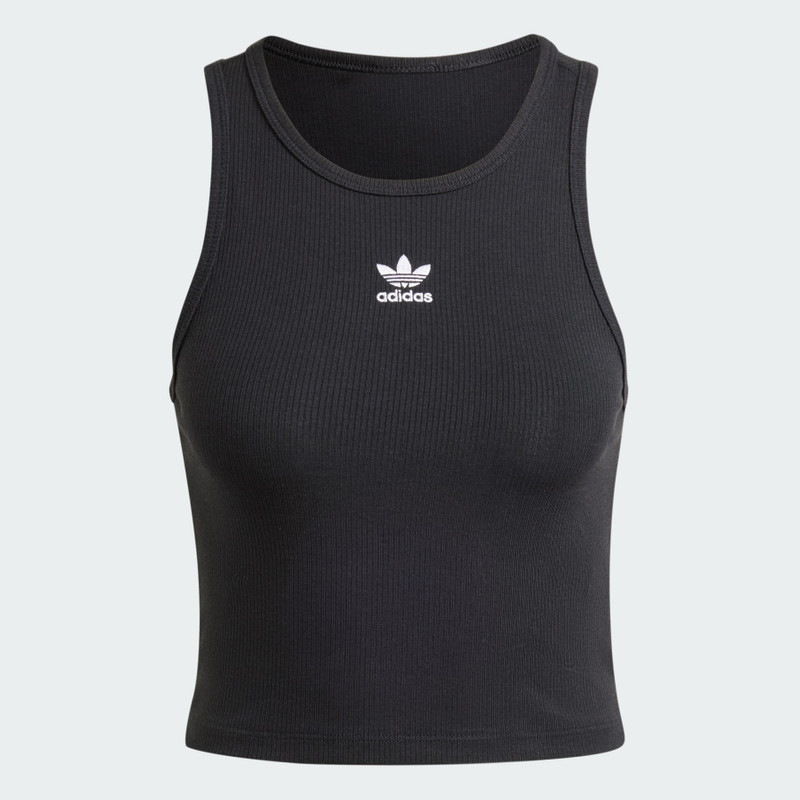 Essentials Ribbed Tank Top - 1