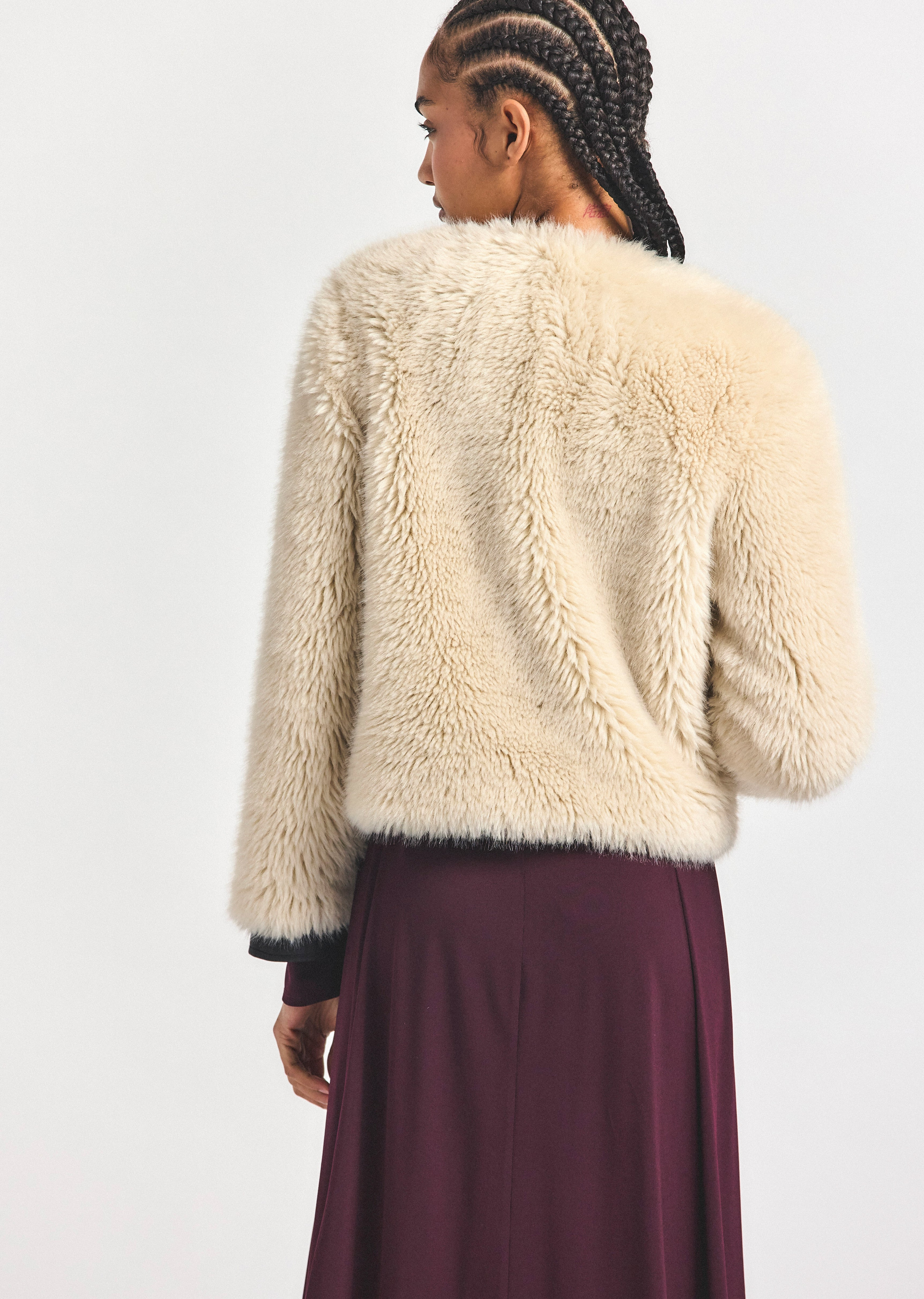 EMERISE PLUSH COAT - 5