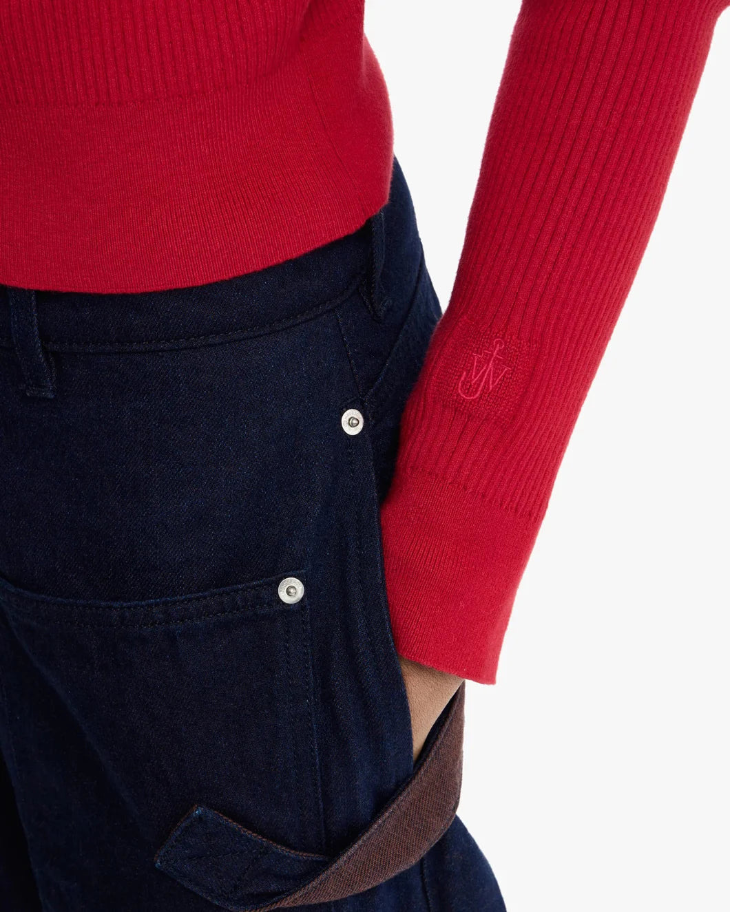 FITTED ZIP UP CARDIGAN - 5