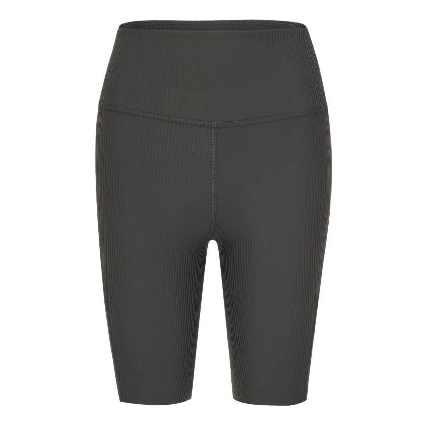 (WMNS) Reebok Knitted Cycling Sports Breathable Waist Tight Shorts 'Black' 23RCS604WGH1 - 1