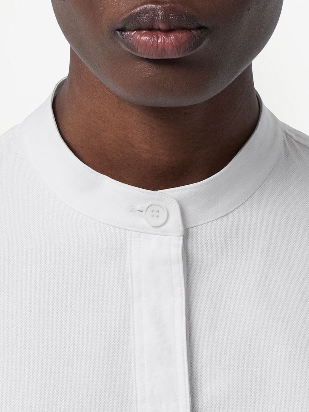 monogram-motif cotton shirt - 5