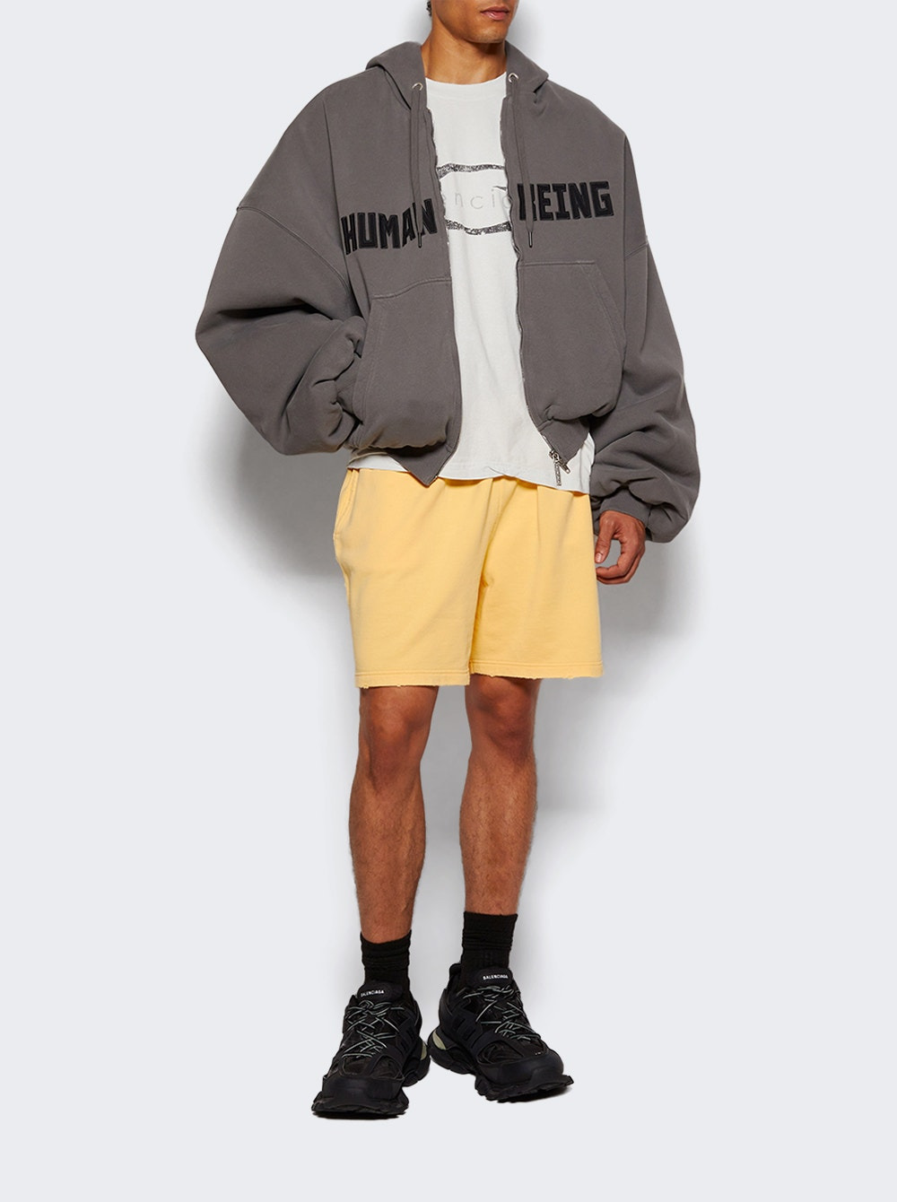 Shorts Pale Yellow - 6