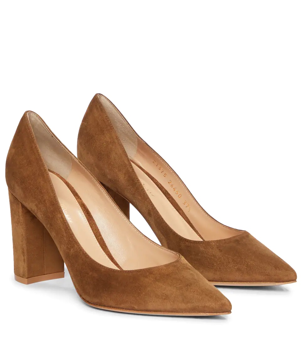 Piper 85 suede pumps - 1