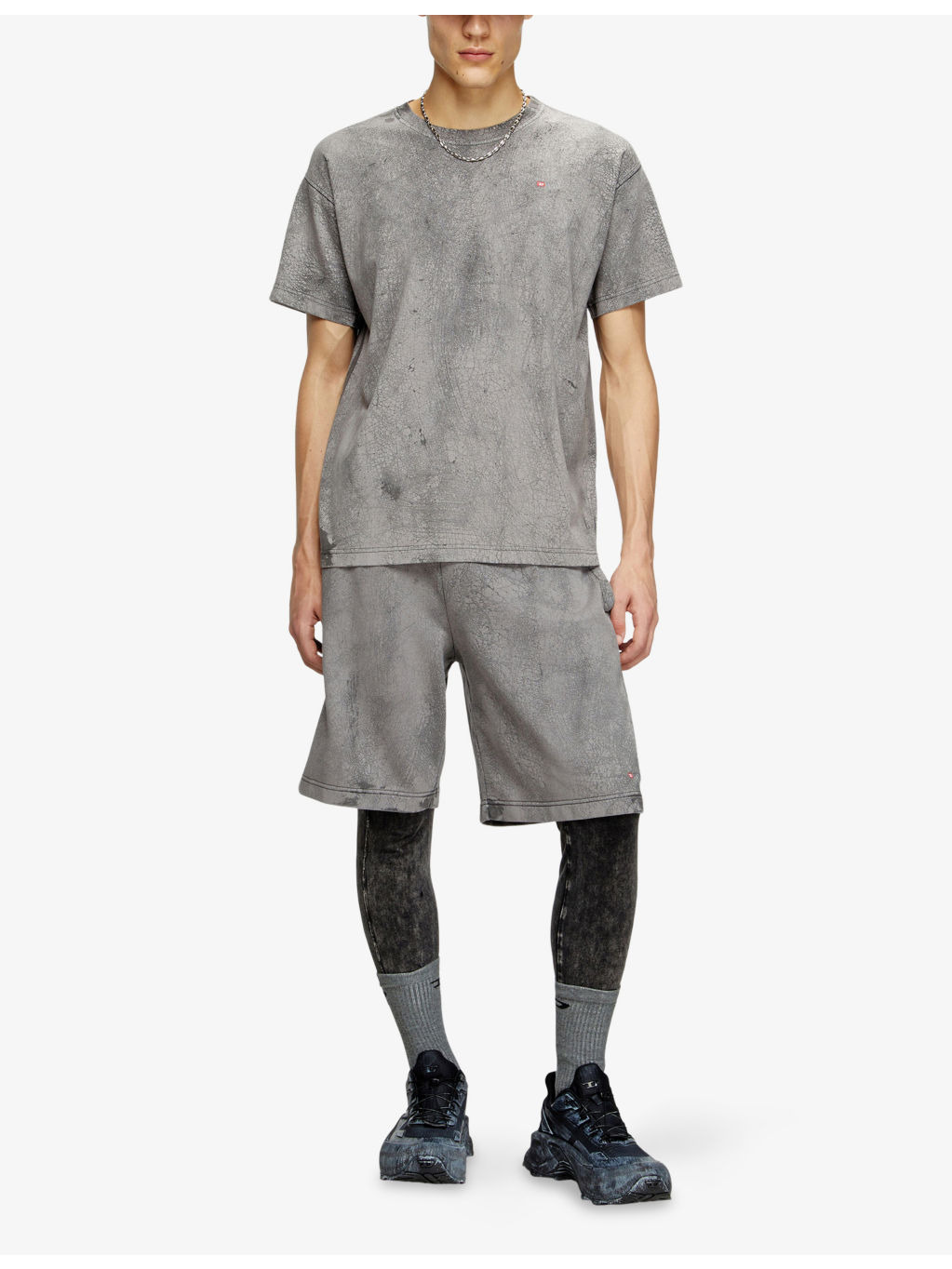 T-Norm-T8 Waxed Cotton-Jersey T-Shirt - 2
