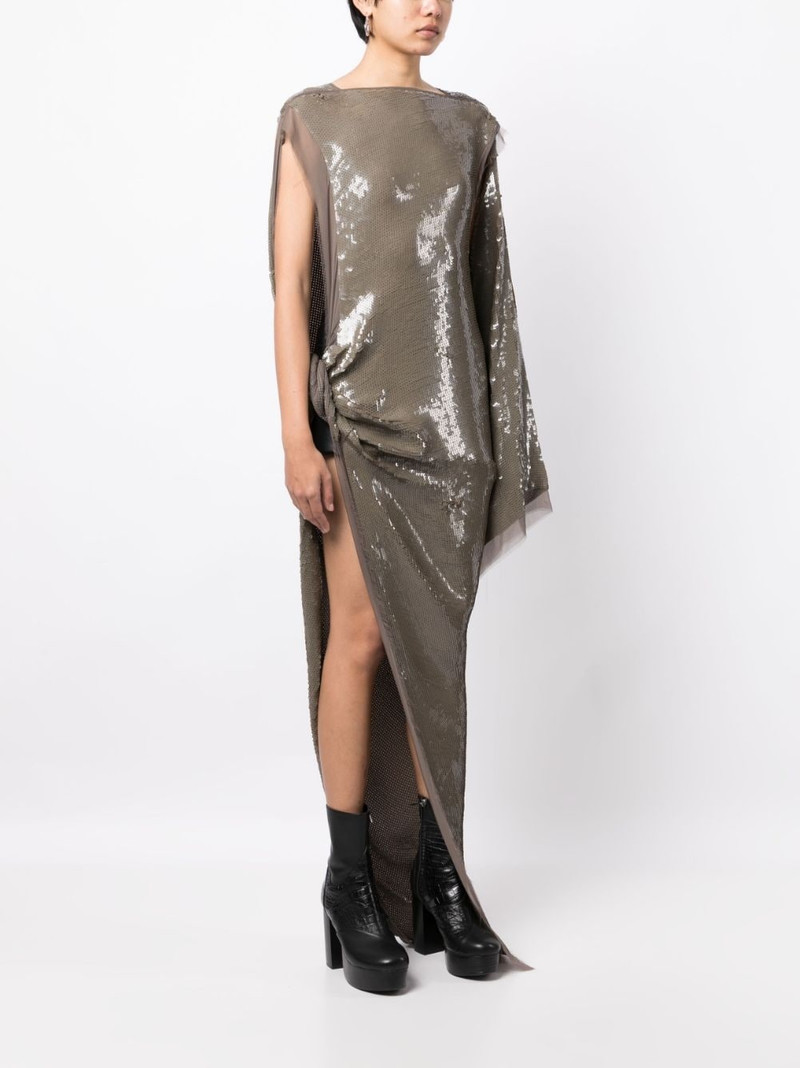 sequin-embellished asymmetric dress 3