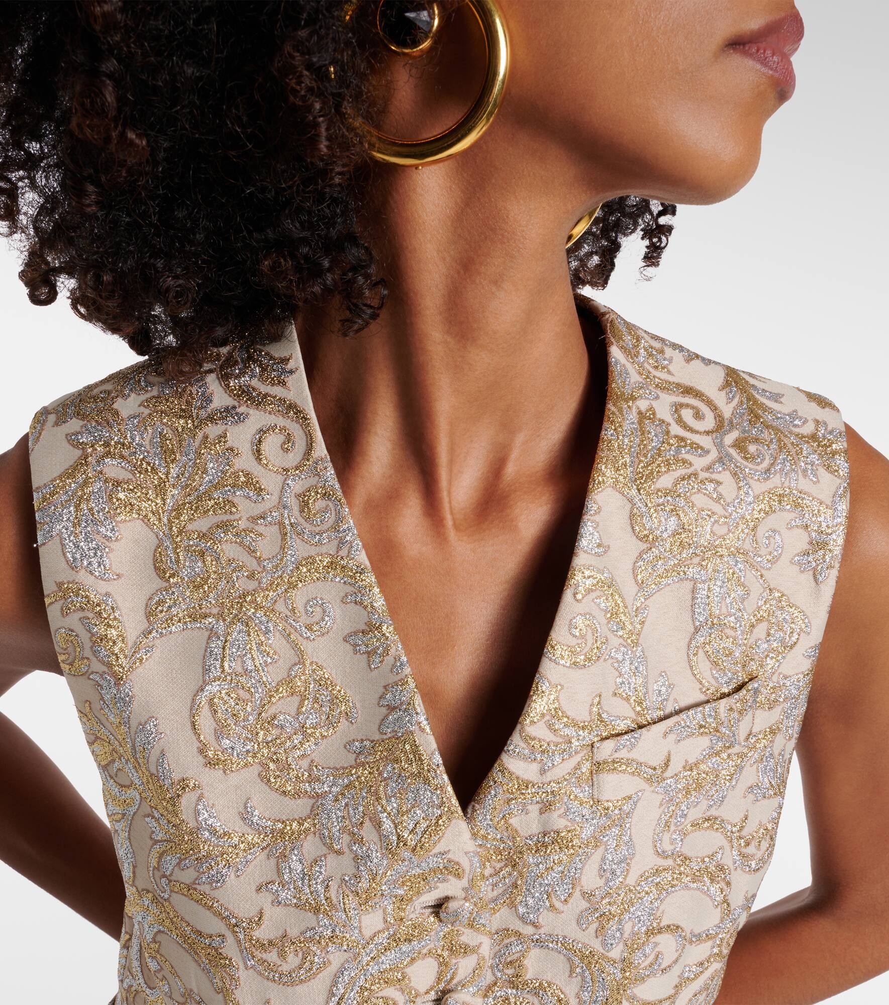Brocade vest - 4