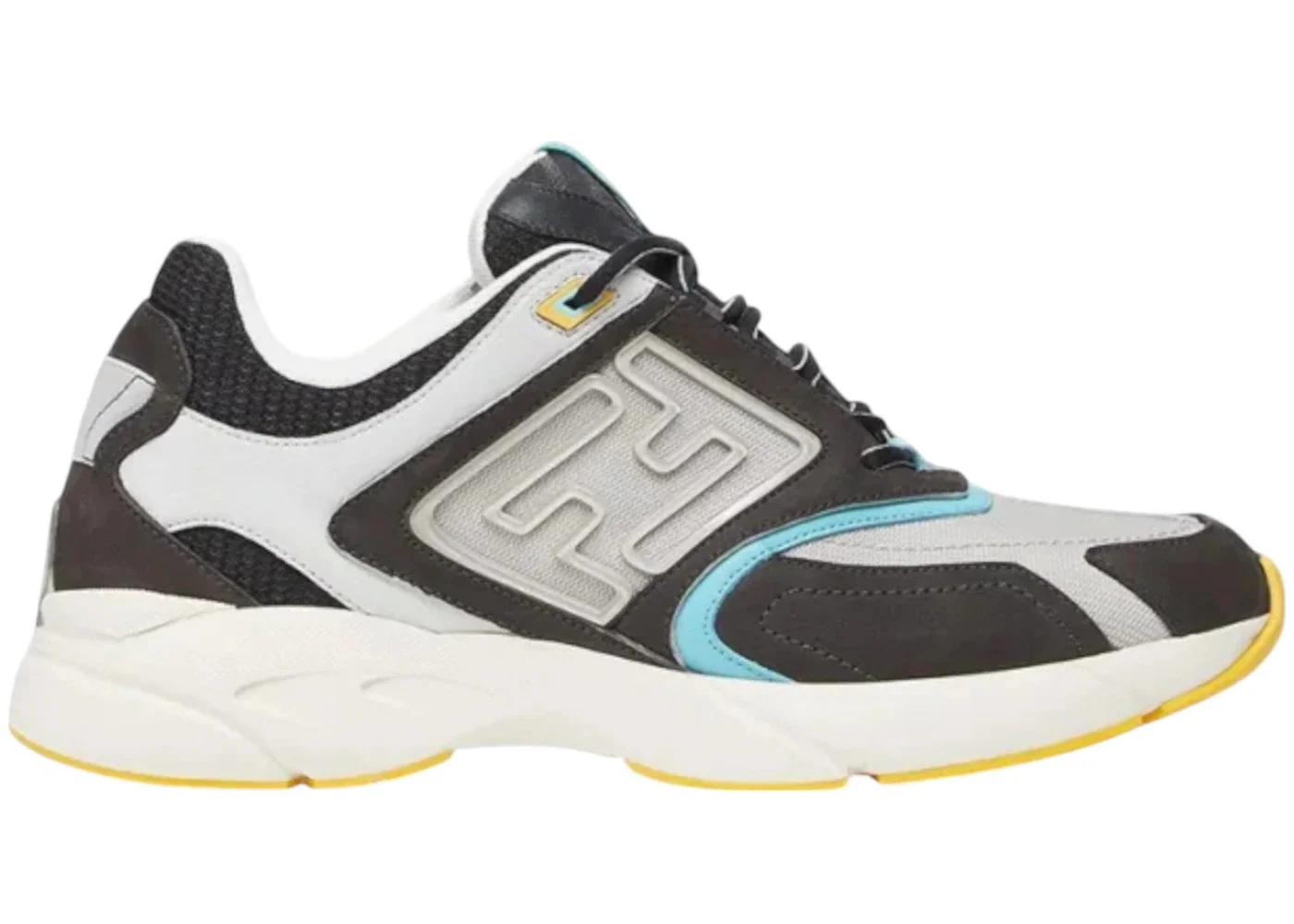 Fendi Faster FF Gray Black White - 1