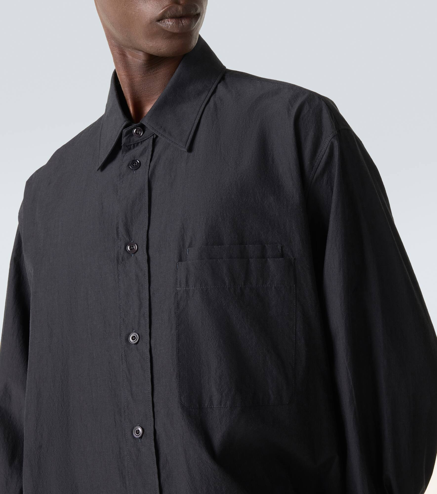 Cotton crêpe shirt - 5